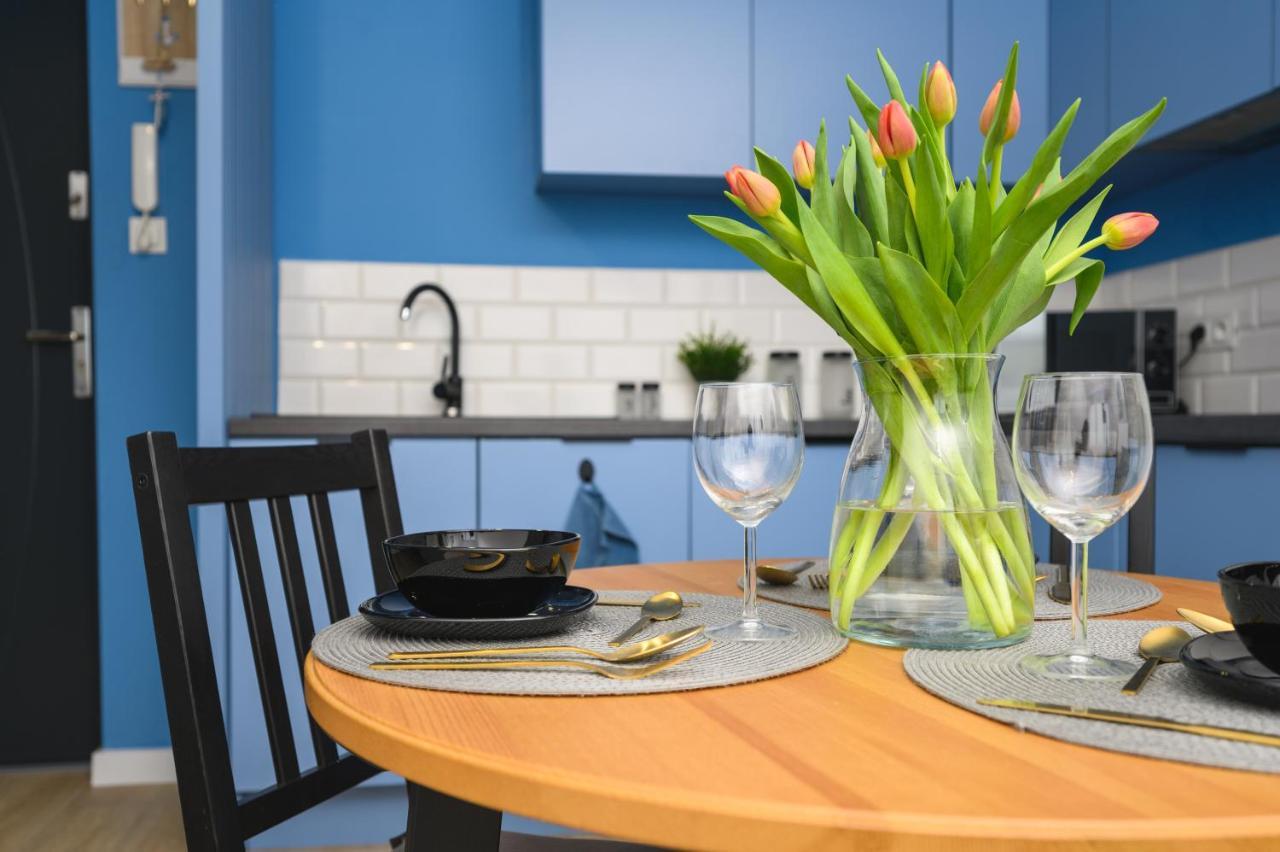 Apartament Blue Brzezno Prostywynajem Gdansk Brzezno Lägenhet Exteriör bild
