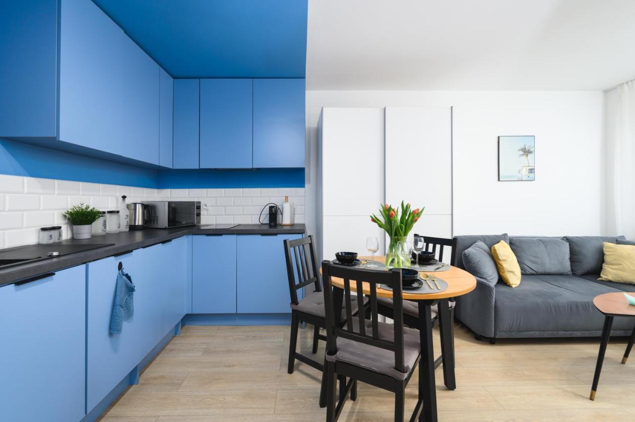 Apartament Blue Brzezno Prostywynajem Gdansk Brzezno Lägenhet Exteriör bild