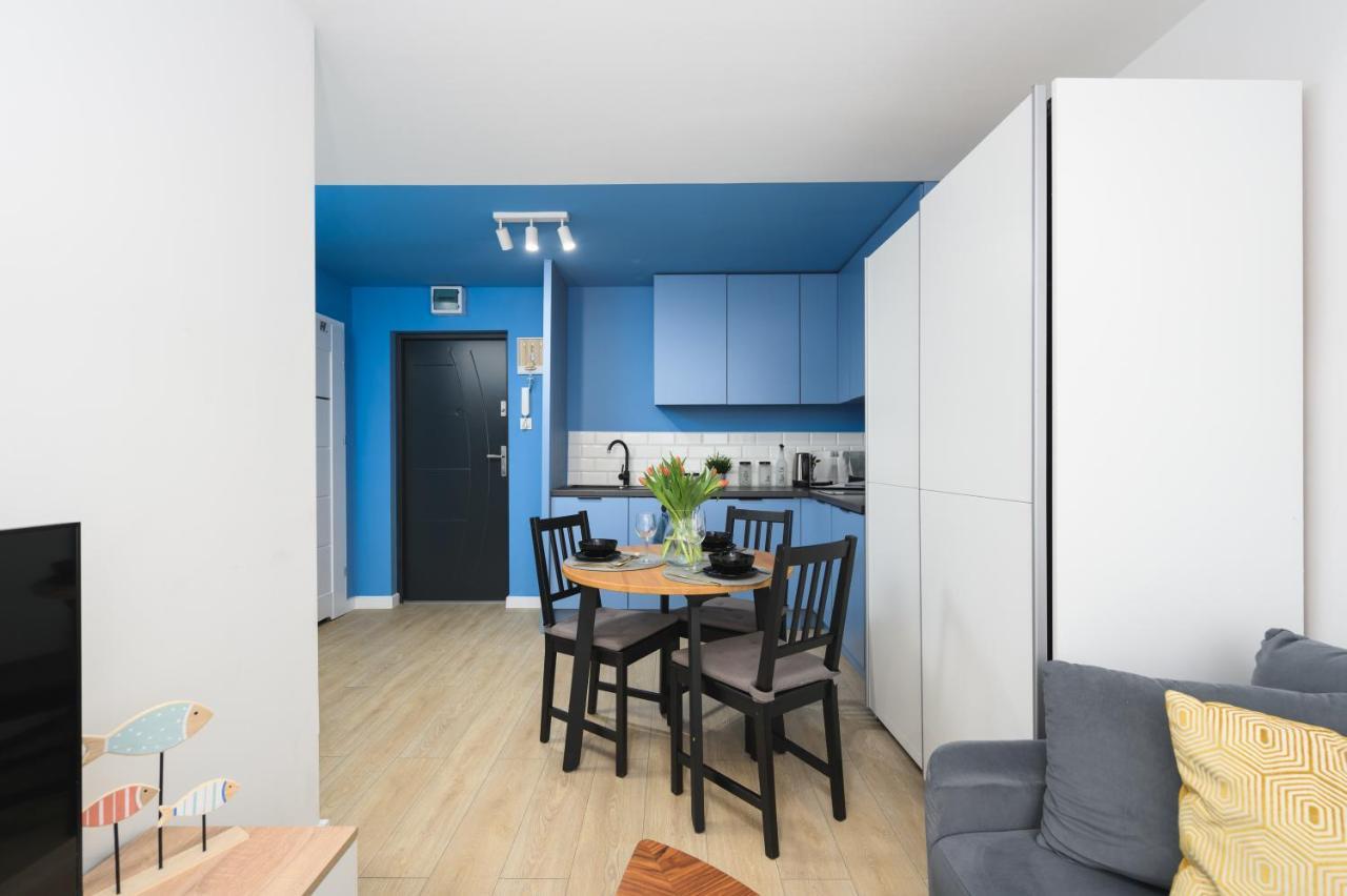 Apartament Blue Brzezno Prostywynajem Gdansk Brzezno Lägenhet Exteriör bild