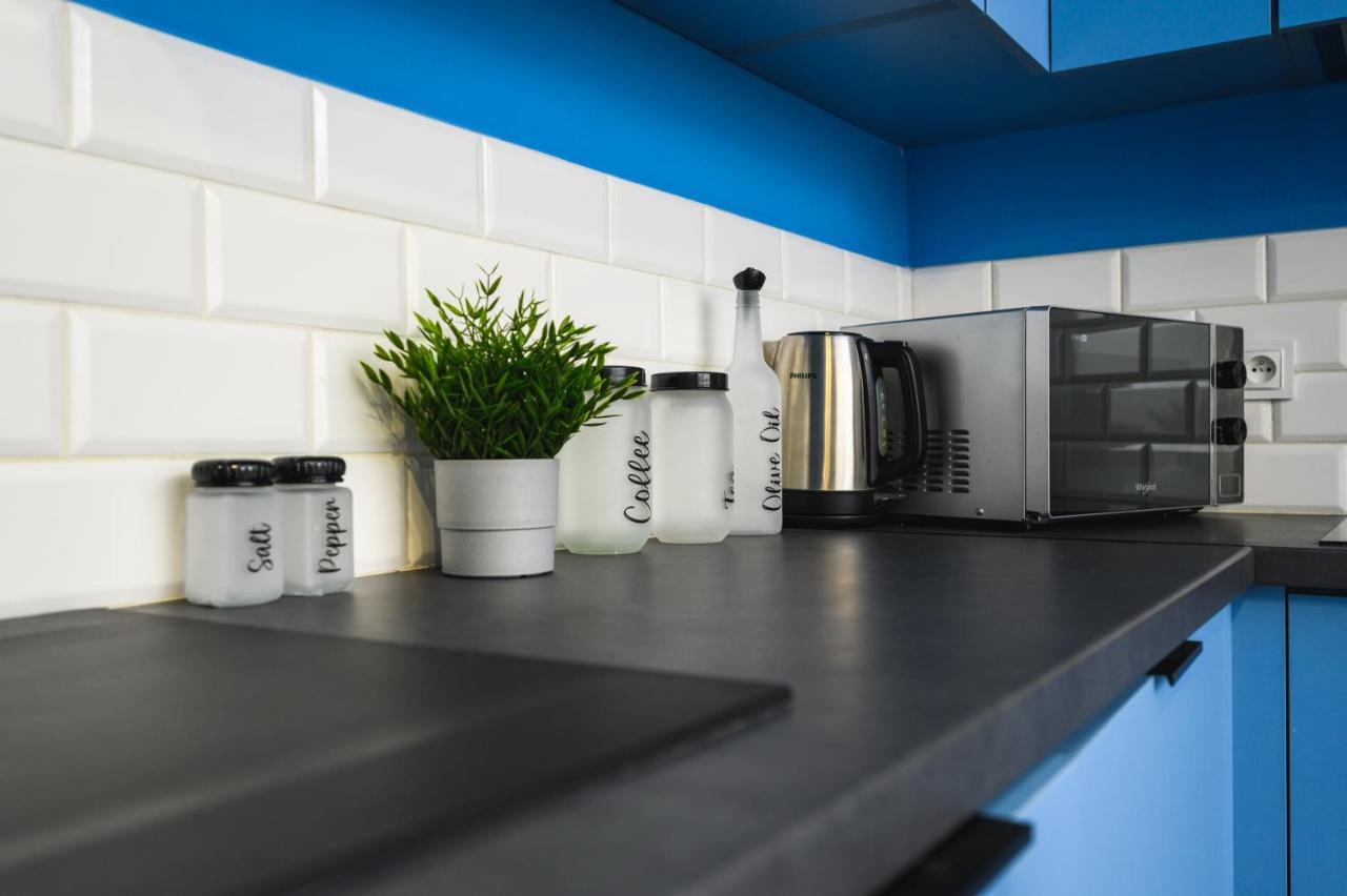 Apartament Blue Brzezno Prostywynajem Gdansk Brzezno Lägenhet Exteriör bild